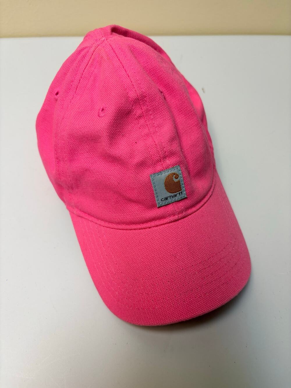 Carhartt Infant Baby Pink Canvas Baseball Cap Hat AH8900 Elastic Back Cotton